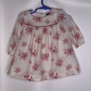 Baby gap girls little red riding hood dress